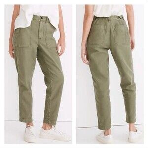 Madewell Green Griff Tapered Fatigue Cargo Pants - Size 26